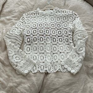 White lace top UK size 8 US size 4